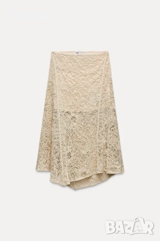 Плетена пола ZARA, снимка 4 - Поли - 54717131