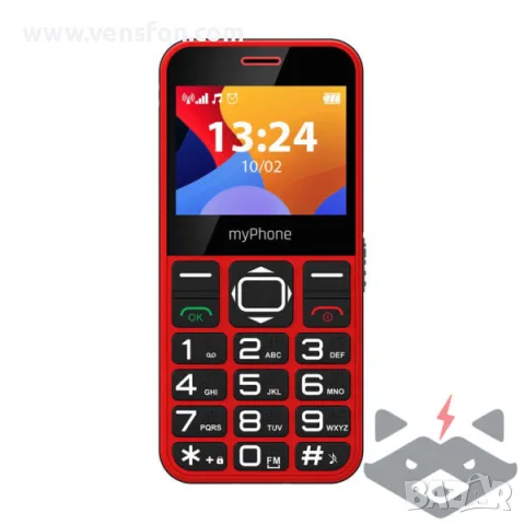 myPhone Halo 3 Телефон за възрастни /Червен/, снимка 2 - Други - 55691782