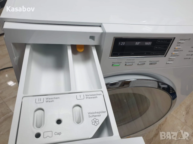 Miele W1 - TwinDos - Подсветка - Пералня Миеле 12м Гаранция, снимка 6 - Перални - 54480725