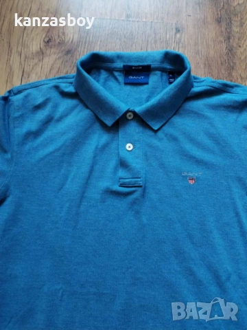 gant - страхотна мъжка тениска КАТО НОВА M, снимка 4 - Тениски - 54334452