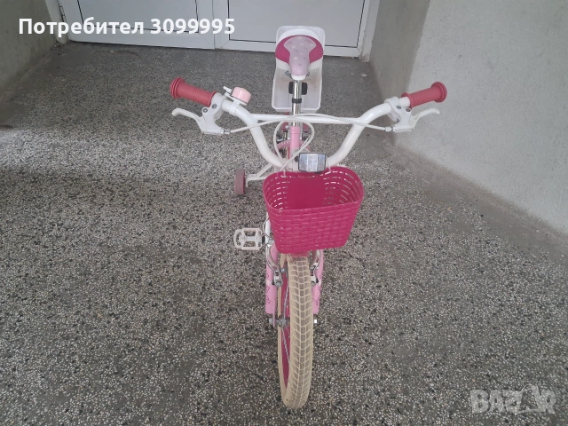 Продава се детско момичешко колело Byox Puppy с 16-инчови гуми, снимка 4 - Детски велосипеди, триколки и коли - 55246801