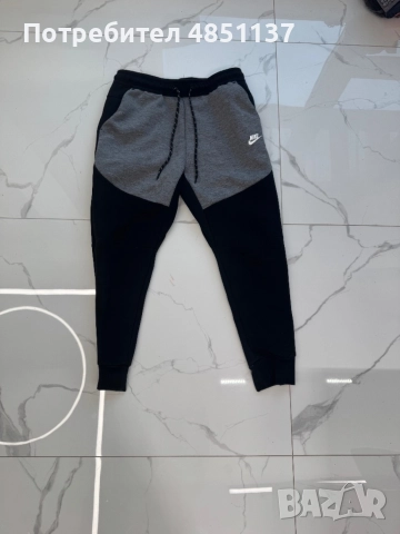 Nike tech fleece сив и черен горница и долиница, снимка 8 - Спортни дрехи, екипи - 54825374