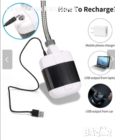 Къмпинг душ с USB зареждане, снимка 5 - Къмпинг мебели - 54338049