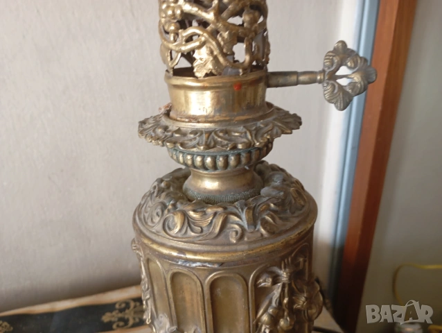 Барокова настолна лампа , снимка 5 - Настолни лампи - 54201824