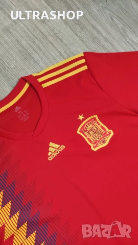 Adidas Spain XL Фланелка на Испания XL в отлично състояние, снимка 4 - Тениски - 54569150
