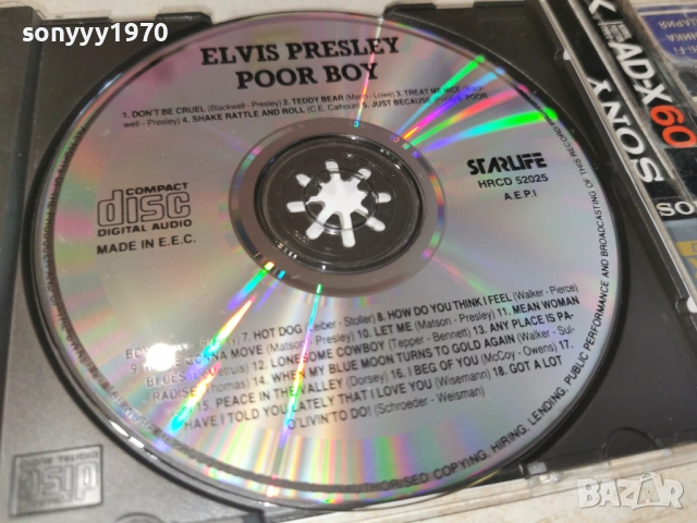 ELVIS PRESLEY CD-ВНОС GERMANY 0406261913H2E6R, снимка 2 - CD дискове - 54781996