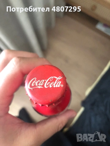 Продавам използвана метална бутилка на кока кола от 2017 г