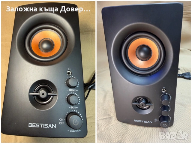 HIFI Тонколони дървени чисто нови колони за компютър телефон лаптоп koloni tonkoloni pc laptop bluet