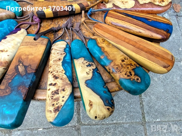 Дървени отварачки с епоксидна смола, снимка 2 - Аксесоари за кухня - 54809838