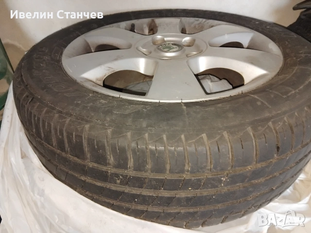 Летни Гуми с Лети Джанти 4 броя комплект за Шкода, снимка 4 - Гуми и джанти - 54728772