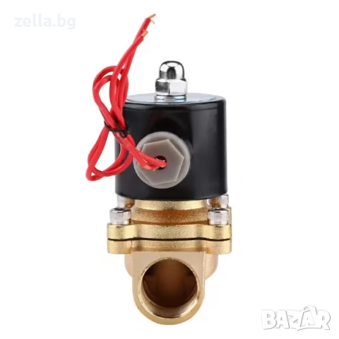 Електромагнитен клапан 220V 3/4 цола, нормално затворен, месинг, 1MPa - за поливни системи 10303, снимка 11 - Художествена литература - 54663227