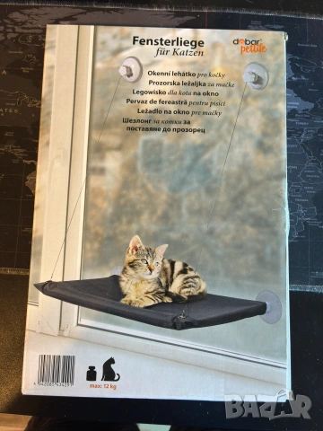 Легло за котка за прозорец, снимка 3 - За котки - 55160502