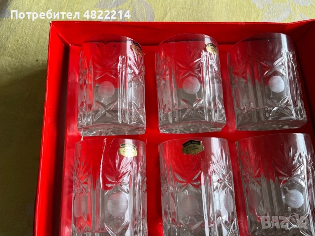 Нови кристални чаши за уиски, снимка 9 - Сервизи - 54681248