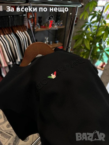Emporio Armani Мъжка Тениска👕Мъжка Блуза С Къс Ръкав Емпорио Армани - Различни Цветове Код SK1207, снимка 3 - Тениски - 54094865