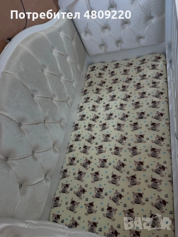 Детско бебешко легло с чекмедже + матрак“