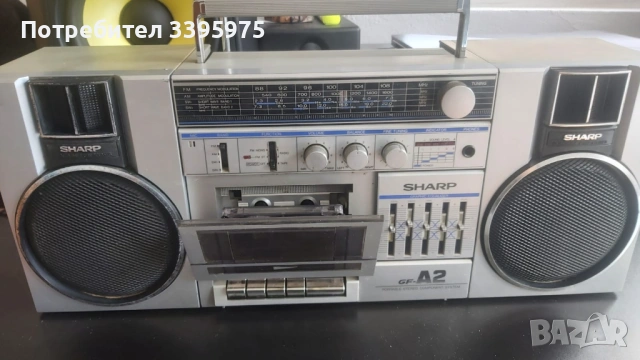 Ретро касетофон Sharp GF-A2Z - Made in Japan - Отлично състояние, снимка 5 - Радиокасетофони, транзистори - 54205788