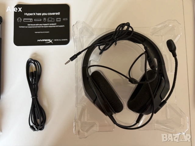 Слушалки Gaming HyperX Stinger Core PC (HX-HSCSC2-BK/WW), снимка 3 - Слушалки за компютър - 54660284