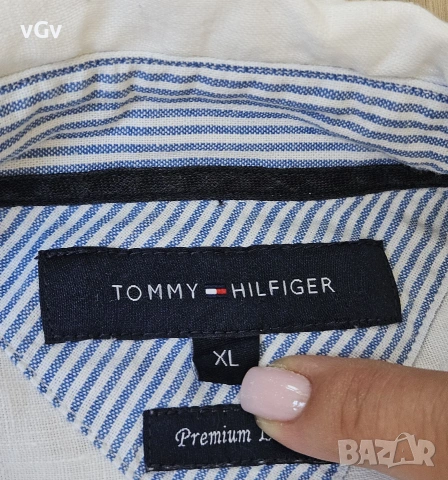 Мъжка ленена риза Tommy Hilfiger Linen - XL/XXL, снимка 4 - Ризи - 55081053