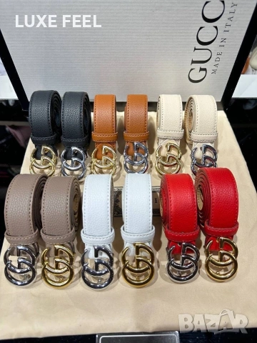YSL🤍 Gucci 🤍Естествена Кожа🤍Дамски Колани , снимка 3 - Колани - 54887116