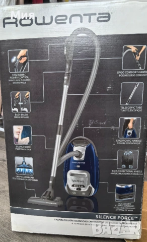 Rowenta прахосмукачка Silence Force използвана, снимка 6 - Прахосмукачки - 54165264