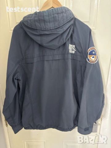 Мъжки Windbreaker Superdry North Sea Project мъжко ветроустойчиво яке - размер XXL - Тъмносиньо, снимка 2 - Якета - 55124647
