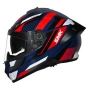 Топ Цена Мото каска SMK TYPHOON SPARKO red/blue/gray,вградени очила 2026 293.18 лв. / 149.90 €, снимка 2