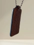 Authentic Coach Leather Hangtag Bag Charm Brown Pebbled Leather, снимка 3