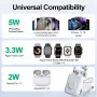 3 в 1 външна батерия за iPhone и Android, 5200 mAh калъф за зареждане на Airpods Pro 1 и 2, снимка 5