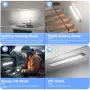 Комплект 3 броя LED USB лампи за гардероб със сензор за движение и магнитно закрепване, снимка 3