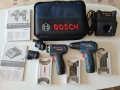 Комплект два винтоверта зарядно и батерии Bosch GSR 12V-15 FC и GSR 12V-30, снимка 1