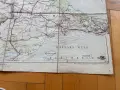 Стара военна Щабна карта ВЕРМАХТ 1941 (140х87 см), снимка 8
