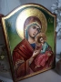 Икона Рисувана в/у дърво , снимка 1
