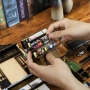 Дървен DIY миниатюрен макет „Японска идзакая“ с LED осветление , снимка 4