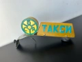 Соц Таксиметрова Табела СБА Такси, снимка 1