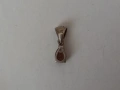 Сребърна висулка с опушен кварц, снимка 2