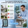 Безжичен електронен термометър и влагомер с външен сензор LCD дисплей и аларма, снимка 3