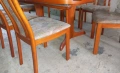 Комплект масивна разтегателна маса- автомат с 8 стола, снимка 6