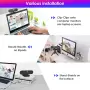 Уеб камера VIZOLINK W8GS 4K/1080P с автофокус, 4 микрофона и капаче за поверителност, снимка 7