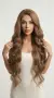 Кестенява lace front nepyka 13x4, снимка 1