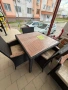 Градински комплект ратан 4 стола и маса, снимка 1