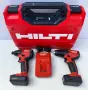 Hilti SF 2-A12 Винтоверт и Hilti SiD 2-A12 импакт драйв 2x12V 2.6Ah , снимка 1
