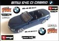 Bburago BMW 645 Ci Cabriolet - Мащаб 1:43, снимка 1