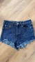 Дамски дънкови къси гащи ZARA, снимка 1