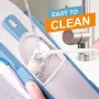 Мултифункционален чопър Spring Slicer за рязане на плодове и зеленчуци с контейнерче, и 5 сменяеми о, снимка 2