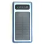 Външна батерия със соларен панел Power bank UKC 8412 10 000 Mah кабел за зареждане 4в1 Син, снимка 9