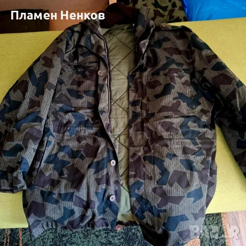 Камуфлажна шуба с подплата