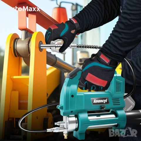 Anancyi Безжичен електрически пистолет за гресиране за Makita 18V батерия 12000PSI, снимка 2 - Индустриална техника - 54429636