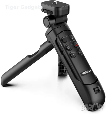 AODELAN безжичен Bluetooth грип и мини статив за Sony ZV-E10, A7, A6600, RX100 VII, снимка 4 - Чанти, стативи, аксесоари - 55310562