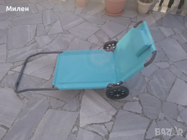 Шезлонг с колела НОВ