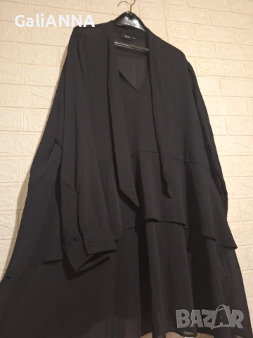 СТРАХОТНА ТУНИКА ЕФЕКТЕН МОДЕЛ ZIZI 4XL-5XL, снимка 2 - Туники - 54393076